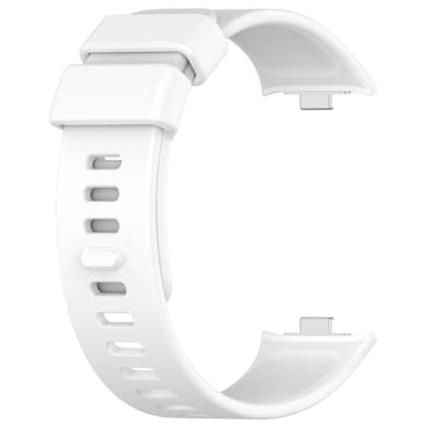 Silikoninen kellon rannekorvaus Redmi Watch 4/Xiaomi 8 Prolle Valkoinen