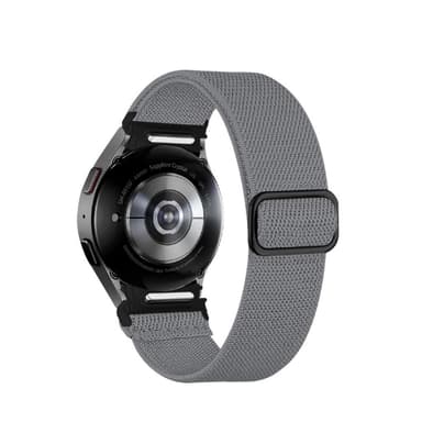 Samsung Galaxy Watch 6 -rannekoru säädettävällä soljella Tummanharmaa