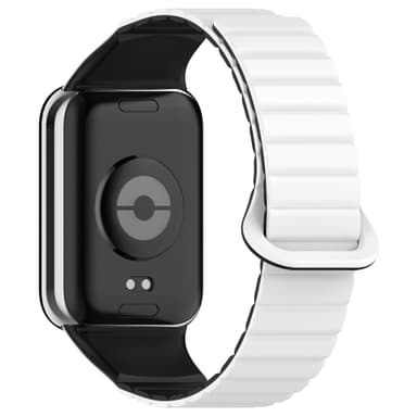 Magneettinen hihna Xiaomi Mi Band 8 Prolle Musta + Valkoinen
