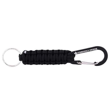 Paracord avaimenperä Musta