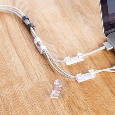 10 Pack Cable Clips Wire Organizer Cable Management Clip