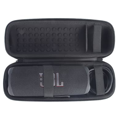 Suojaava kovakuorinen kotelo JBL Flip 6 Bluetooth-kaiuttimelle Musta