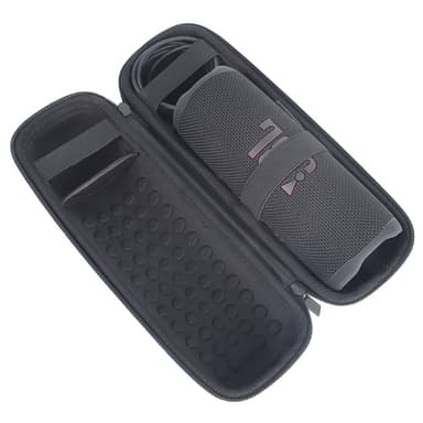 Suojaava kovakuorinen kotelo JBL Flip 6 Bluetooth-kaiuttimelle Musta