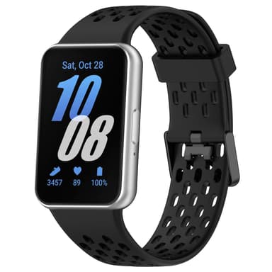 Kellon hihna Samsung Galaxy fit3 SM-R390:lle Musta