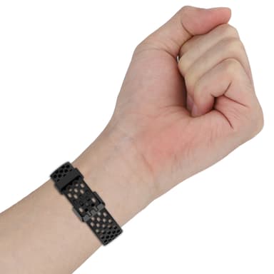 Kellon hihna Samsung Galaxy fit3 SM-R390:lle Musta
