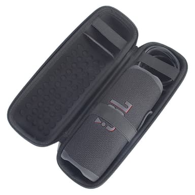 Suojaava kovakuorinen kotelo JBL Flip 6 Bluetooth-kaiuttimelle Musta