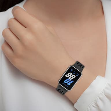 Kellon hihna Samsung Galaxy fit3 SM-R390:lle Musta