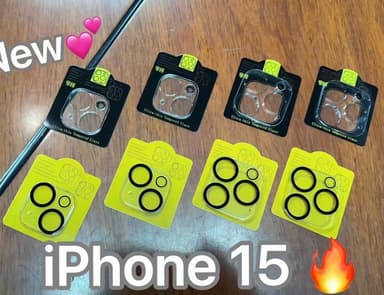 3 kpl pakkaus linssisuojia iPhonelle, karkaistu lasi iPhone 15 Pro