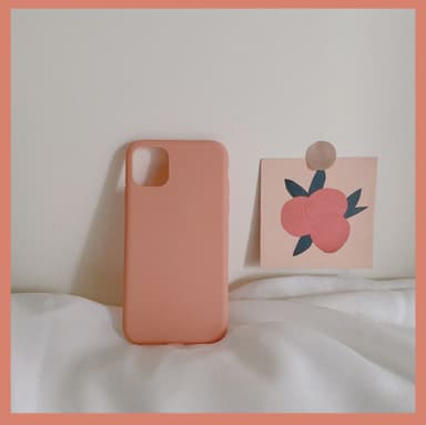 Iskunkestävä nestemäinen silikonikotelo iPhone 11 Prolle, oranssi