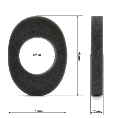 2-pack melua vaimentavat korvatyynyt 3M WorkTunes Connectille