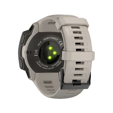Silikoninen ranneke Garmin Instinct/Esports/Tide/Solar-laitteille Valkoinen