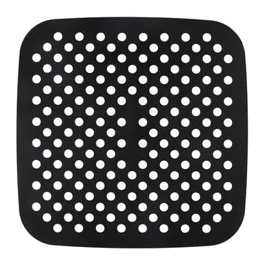 Silikoninen sisäosa Airfryer-neliöön 19x19 cm Musta
