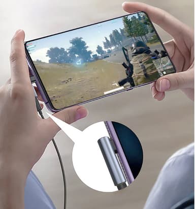 USB-C - 3,5 mm audiosovitin kuulokkeille Musta
