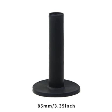 Kumigolf T-paidat ajoradalle 3 kokoa 58/68/85 mm 3 kpl Musta