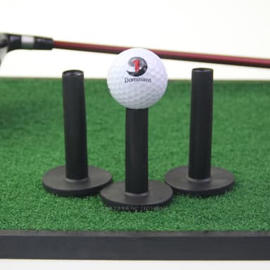 Kumigolf T-paidat ajoradalle 3 kokoa 58/68/85 mm 3 kpl Musta