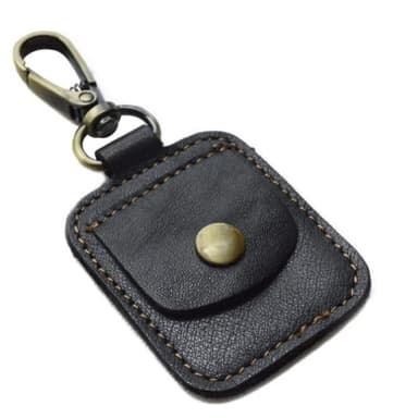 Mini aito nahkainen pääsykorttikotelo