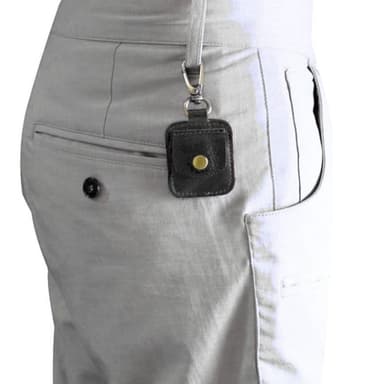 Mini aito nahkainen pääsykorttikotelo