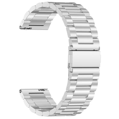 Ruostumattomasta teräksestä valmistettu rannekellohihna Huami Amazfit GTR Mini 20mm Hopea
