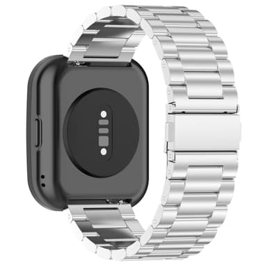 Ruostumattomasta teräksestä valmistettu rannekellohihna Huami Amazfit GTR Mini 20mm Hopea