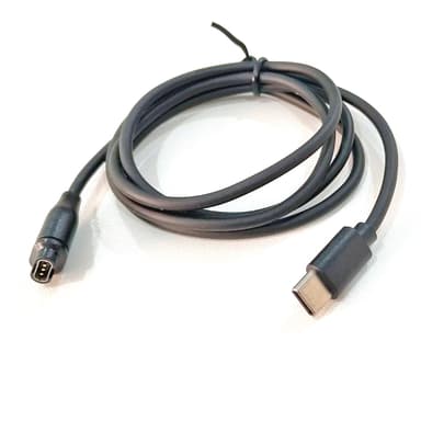 USB-C-älykellon latauskaapeli Musta