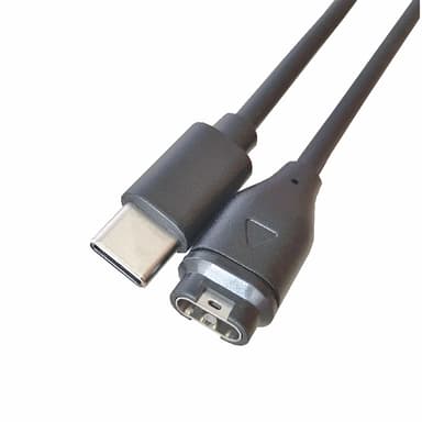 USB-C-älykellon latauskaapeli Musta