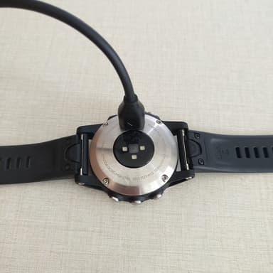 USB-C-älykellon latauskaapeli Musta