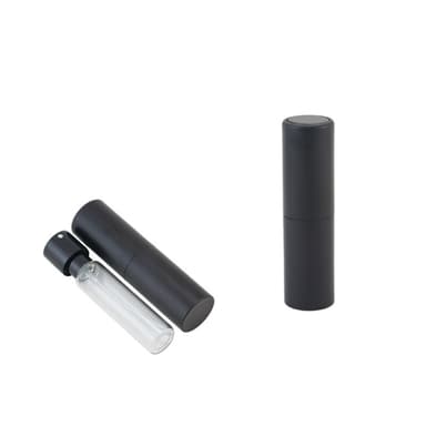 Uudelleentäytettävä minihajuvesisumutinpullo 2 kpl Musta 10 ml