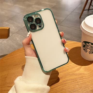 Puhelinkotelo linssisuojalla Ruohon väri iPhone 14 Pro Max