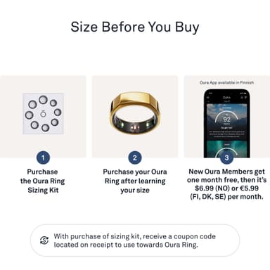 Oura Ring Gen3 Heritage älysormus koko 13 (kulta)