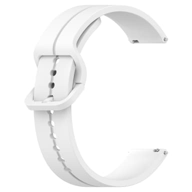 Haylou-kellon silikoniset vaihtoranneke 22mm Valkoinen