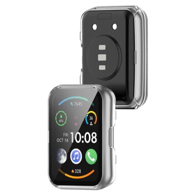All-inclusive-suojakotelo, joka on yhteensopiva Huawei Watch Fit New/OPPO -kellon kanssa Läpinäkyvä