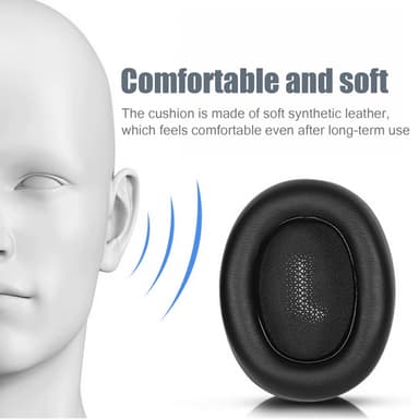 1 korvapehmustepari JBL Everest Elite 750NC:lle Harmaa