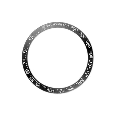 Ruostumattomasta teräksestä valmistettu kehysrengas Samsung Gear S2 Classic SM-R732:lle Musta