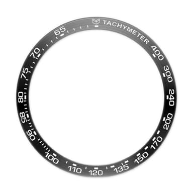 Ruostumattomasta teräksestä valmistettu kehysrengas Samsung Gear S2 Classic SM-R732:lle Musta