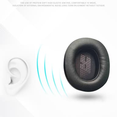 Korvatyynyjen vaihto JBL LIVE 500BT:lle Musta