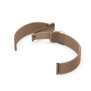 Kellon ranneke Garmin VivoActive/Vivomove/Forerunner 20 mm ruostumaton teräs ruusukulta