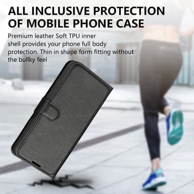 Lompakkokotelo Musta iPhone 14 Pro Max