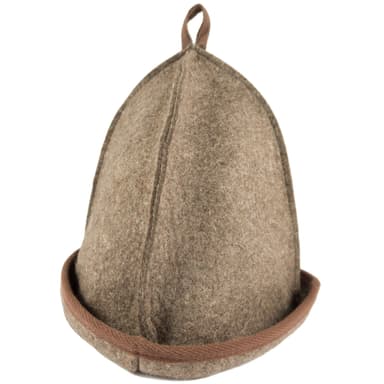 Saunahattu huopamateriaalia