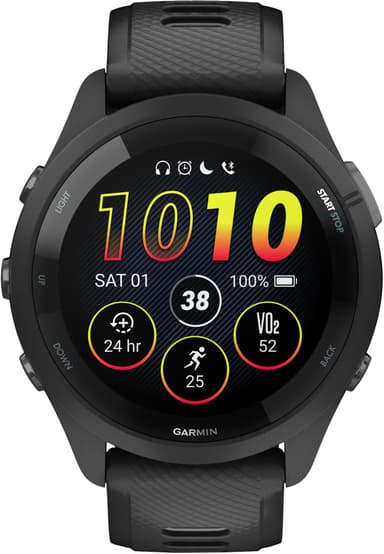 Garmin Forerunner 265 urheilukello (musta)