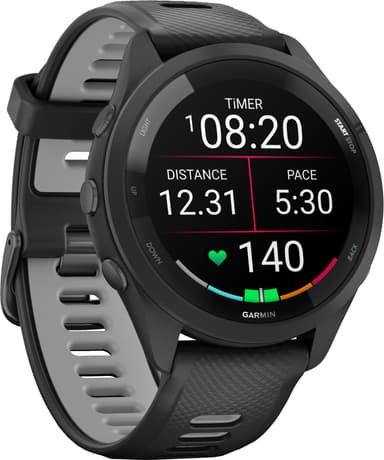 Garmin Forerunner 265 urheilukello (musta)