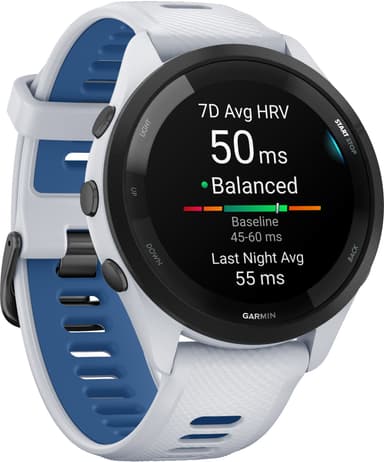 Garmin Forerunner 265 urheilukello (valkoinen)