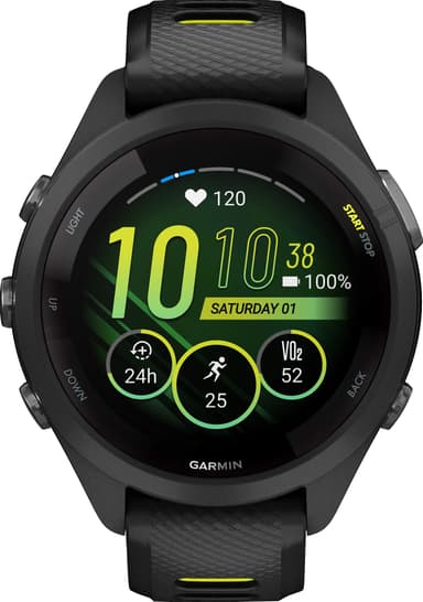 Garmin Forerunner 265S urheilukello (musta)