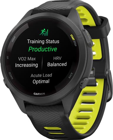 Garmin Forerunner 265S urheilukello (musta)