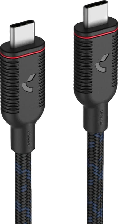 Unisynk USB4 USB-C tiedonsiirtokaapeli 2 m (musta)