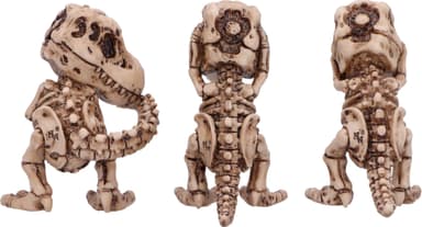Nemesis Now Three Wise Tyrannosaurus Rex Skeletons toimintafiguurisarja