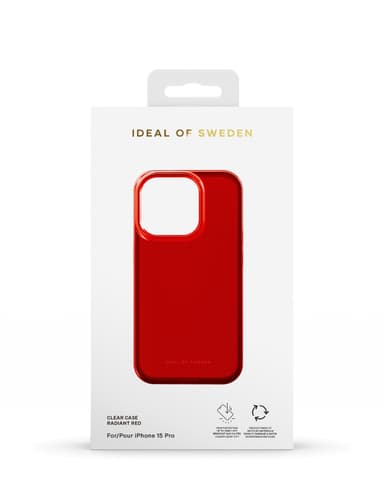 Clear Case iPhone 15PR Radiant Red