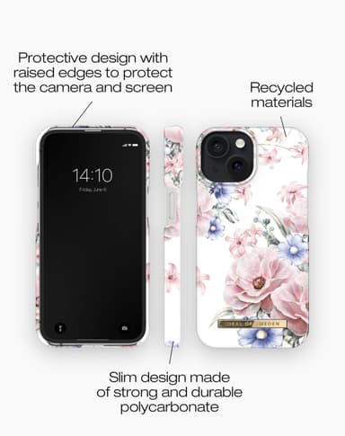 Printed Case iPhone 15 Floral Romance