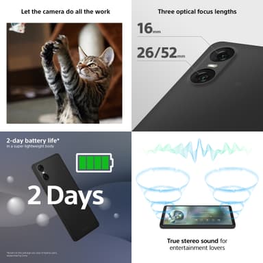 Sony Xperia 10 VI 5G älypuhelin 8/128 GB (valkoinen)