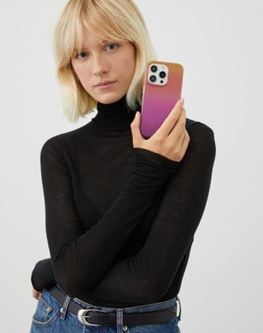 Clear Case iPhone 15PR Vibrant Ombre