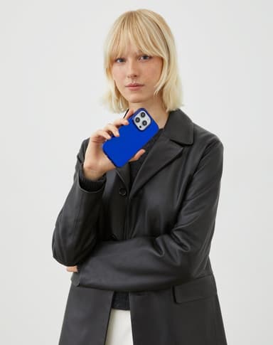 Clear Case iPhone 15PR Cobalt Blue